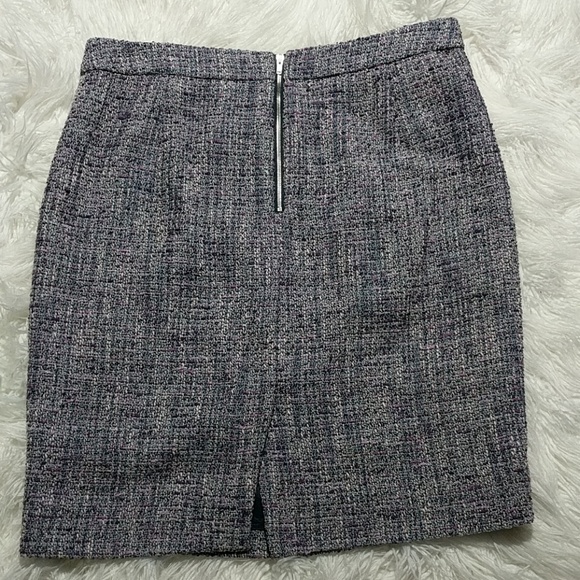 J. Crew Tweed Purple Skirt - Picture 4 of 5